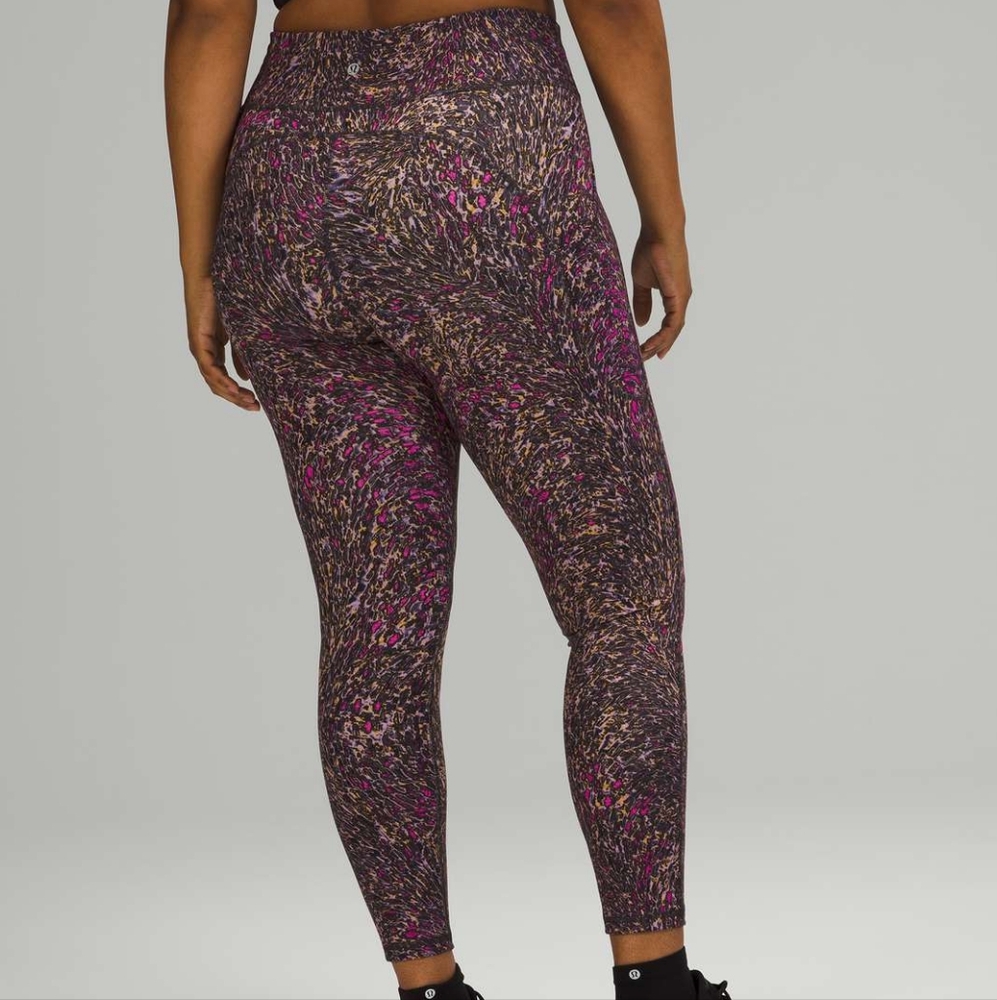 Lululemon Invigorate High-Rise Tight 25" Topography Multi